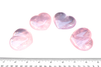 Star Quartz Gemstone Heart Carvings - 2 in - Price per Piece