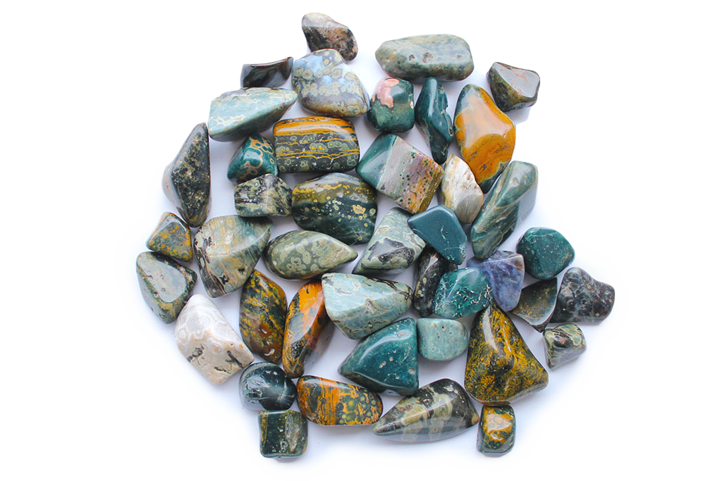 Sea Jasper Tumble Stones. 1 Kg Bag