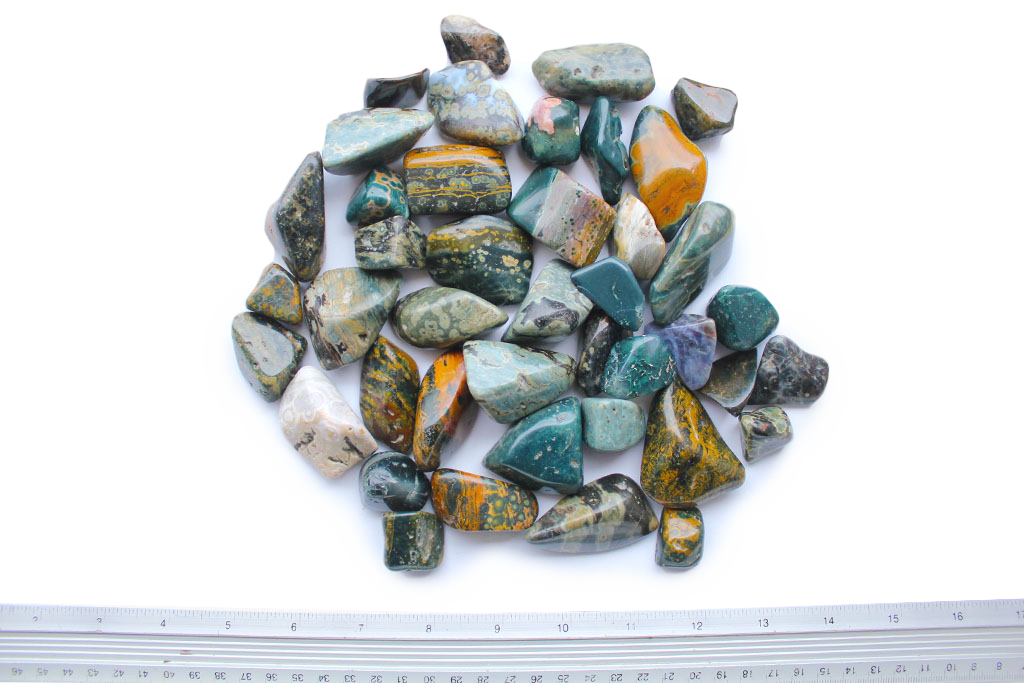 Sea Jasper Tumble Stones. 1 Kg Bag
