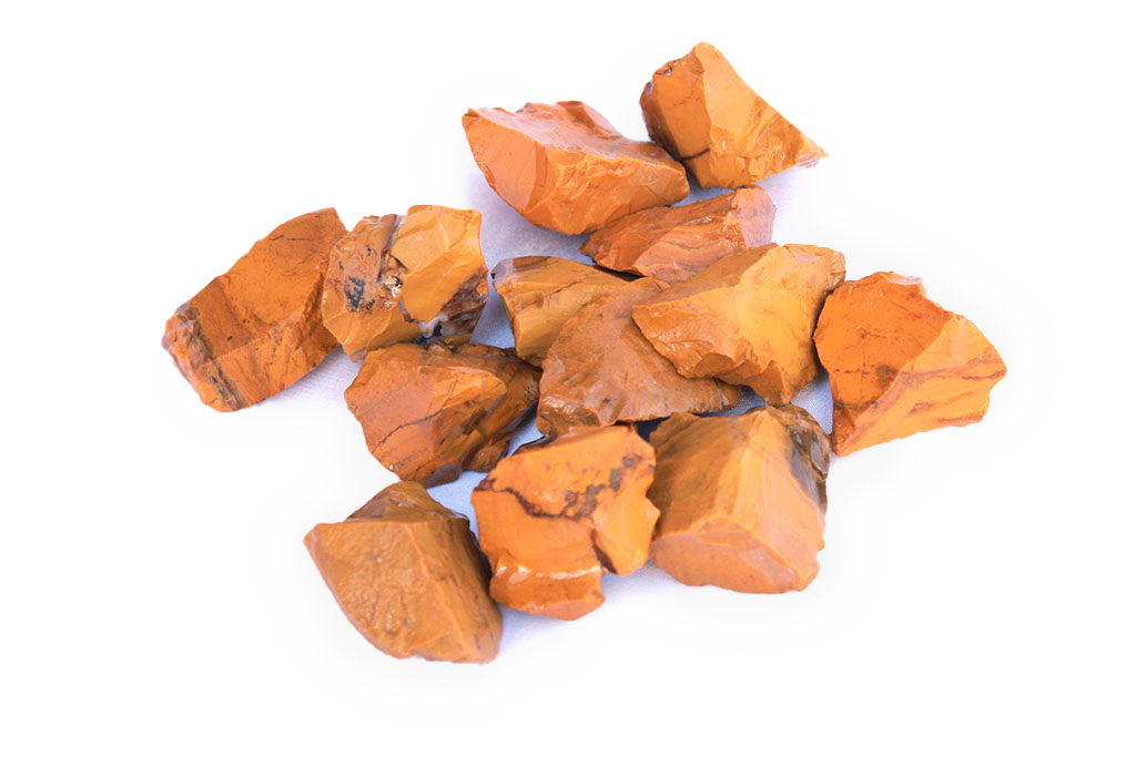 Yellow Jasper Gem Decor Rough. 1 Kg Bag