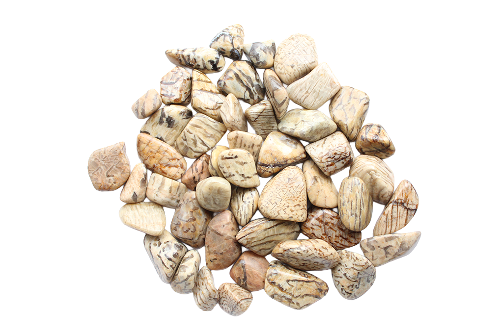 Zebradorite Tumble Stones. 1 Kg Bag