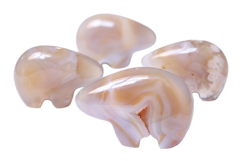 Agate Bear Carvings - Price per Piece