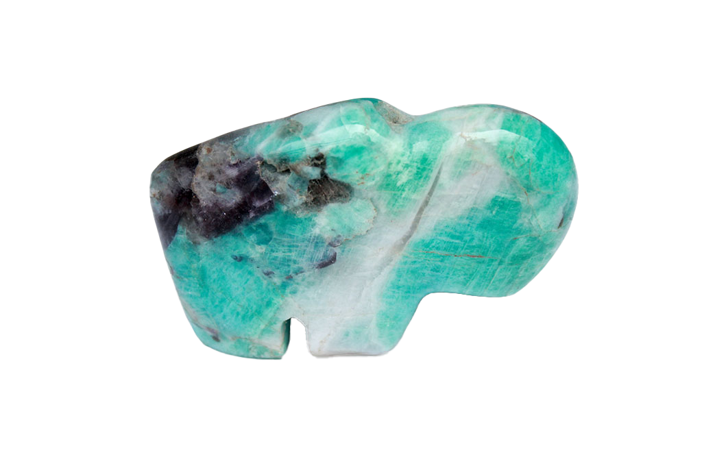 Amazonite Natural Hand-carved buffalo gemstones from Madagascar. Madagascar Minerals. Mineral Resources Madagascar