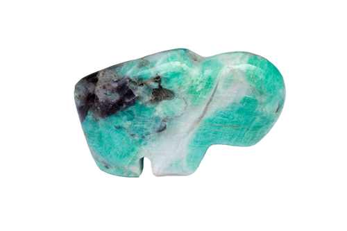 Amazonite Natural Hand-carved buffalo gemstones from Madagascar. Madagascar Minerals. Mineral Resources Madagascar
