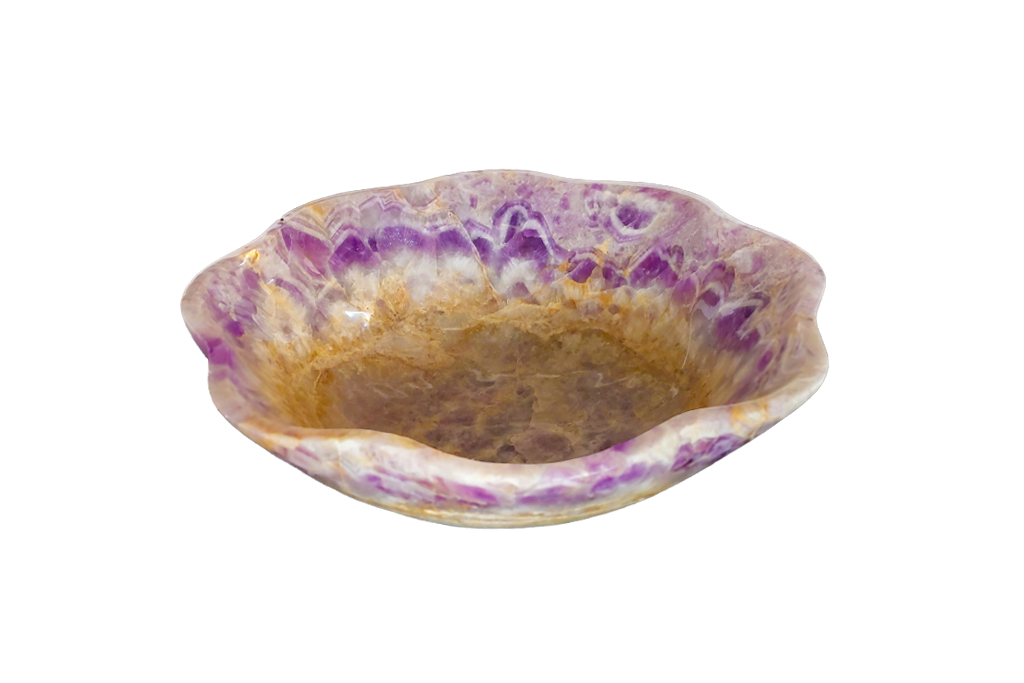 Amethyst Large Wavy Bowl - 24 in - Price per Piece