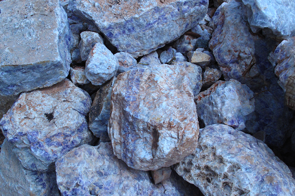 Amethyst Block Rough. Price per Kg