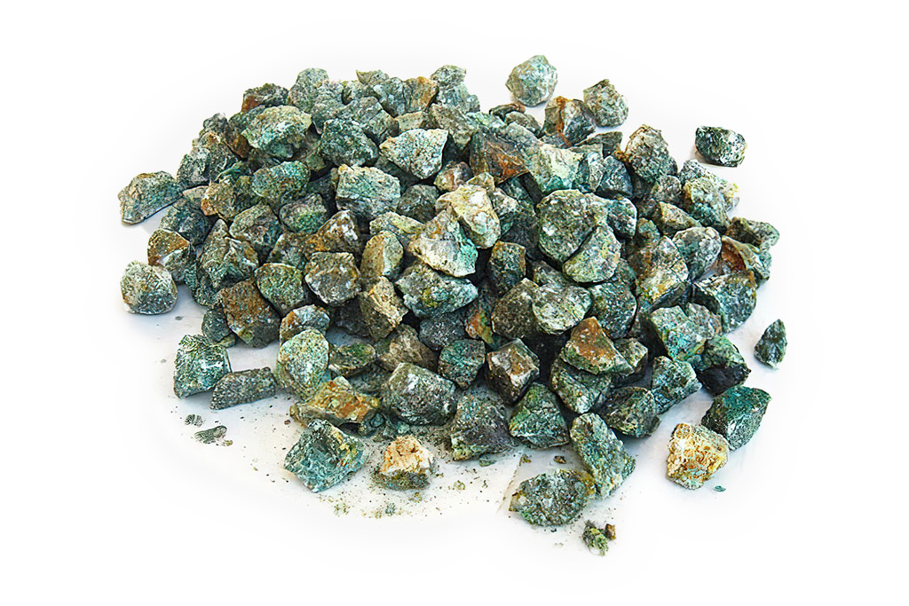 Chrysocolla Gem Decor Rough. 1 Kg Bag