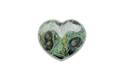 Crocodile Jasper Gemstone Heart Carvings - 2 in - Price per Piece