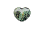 Crocodile Jasper Gemstone Heart Carvings - 2 in - Price per Piece