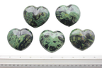 Crocodile Jasper Gemstone Heart Carvings - 2 in - Price per Piece