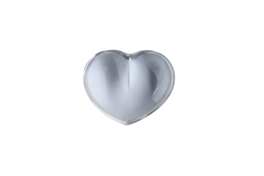 Quartz - #1 - Gemstone Small Jewelry Heart Carvings