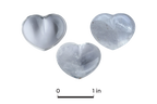 Quartz - #1 - Gemstone Small Jewelry Heart Carvings