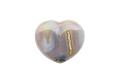 Agate Gemstone Heart Carvings - 2 in - Price per Piece
