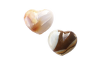 Agate Gemstone Heart Carvings - 2 in - Price per Piece