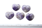 Agate Gemstone Heart Carvings - 2 in - Price per Piece