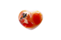 Carnelian Gemstone Heart Carvings - 2 in - Price per Piece