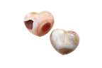 Agate Gemstone Heart Carvings - 2 in - Price per Piece