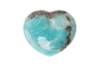 Amazonite Gemstone Heart Carvings - 2.5 in - Price per Piece