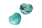 Amazonite Gemstone Heart Carvings - 2.5 in - Price per Piece