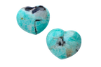 Amazonite Gemstone Heart Carvings - 2 in - Price per Piece