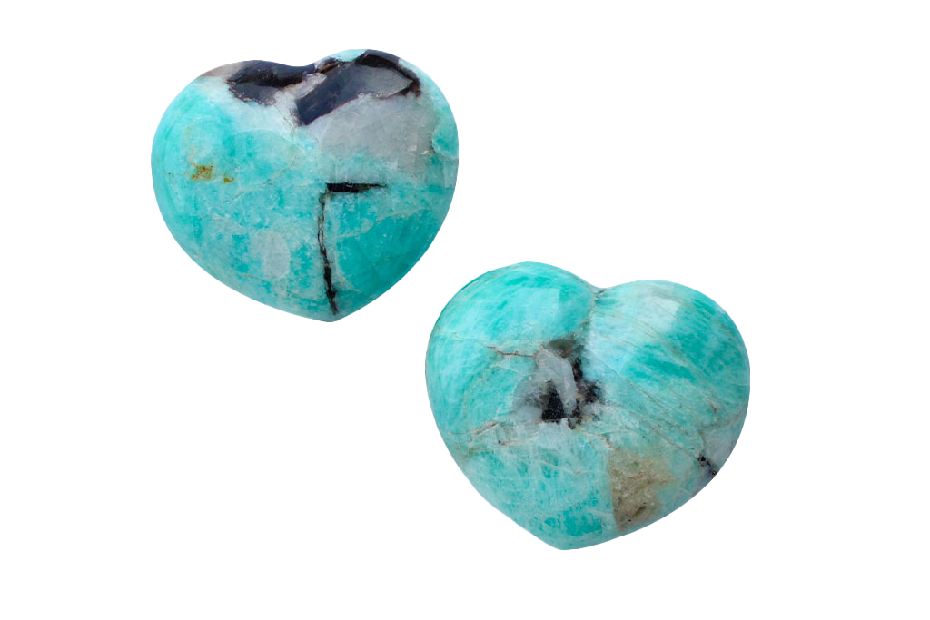 Agate Gemstone Heart Carvings - 2 in - Price per Piece