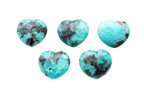 Amazonite Gemstone Heart Carvings - 2.5 in - Price per Piece