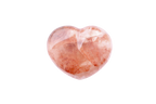 Fire Quartz Gemstone Heart Carvings - 2 in - Price per Piece