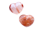 Agate Gemstone Heart Carvings - 2 in - Price per Piece