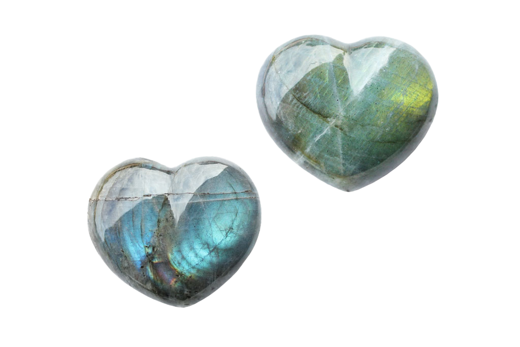 Agate Gemstone Heart Carvings - 2 in - Price per Piece