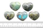 Agate Gemstone Heart Carvings - 2 in - Price per Piece