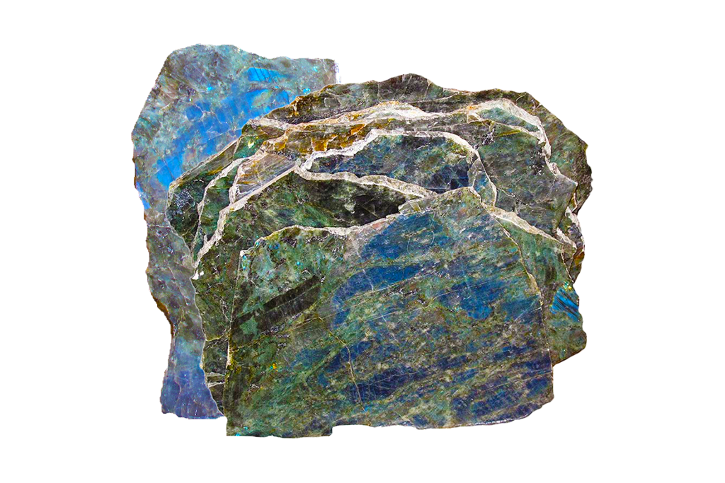 Labradorite Slices. Price per Kg