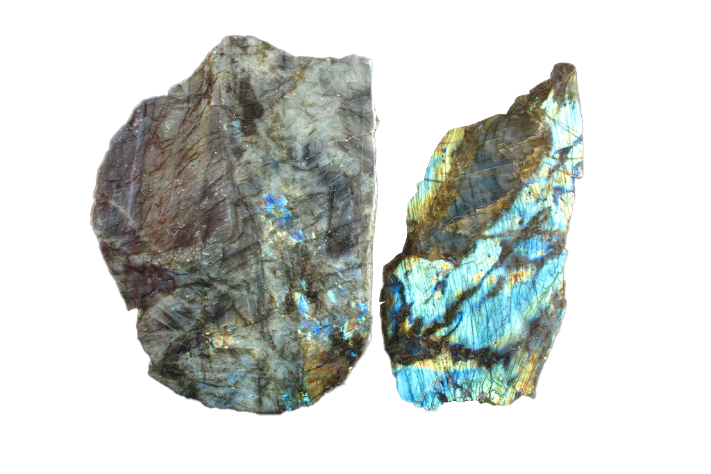 Labradorite Slices. Price per Kg