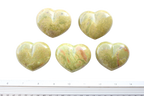 Agate Gemstone Heart Carvings - 2 in - Price per Piece