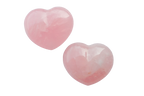 Red Rose Quartz Gemstone Heart Carvings - 2 in - Price per Piece