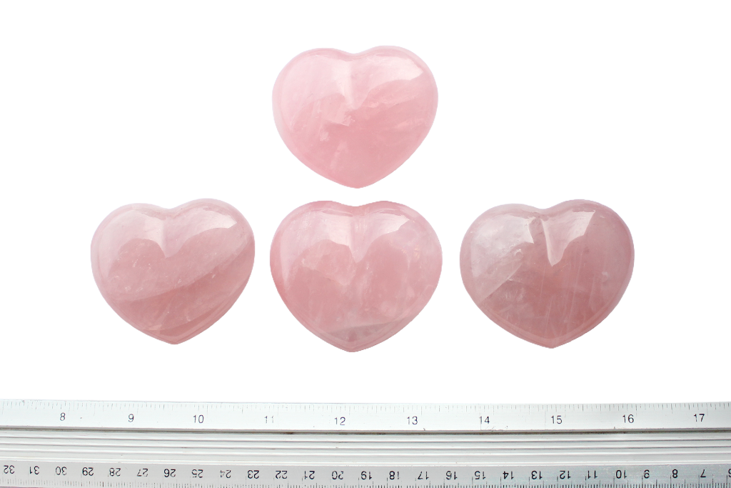 Agate Gemstone Heart Carvings - 2 in - Price per Piece