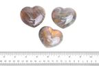 Agate Gemstone Heart Carvings - 2 in - Price per Piece