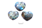 Labradorite - Blue - Gemstone Heart Carvings - 2.5 in - Price per Piece