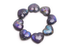 Agate Gemstone Heart Carvings - 2 in - Price per Piece