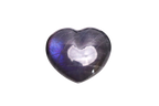 Labradorite - Purple - Gemstone Heart Carvings - 2 in - Price per Piece