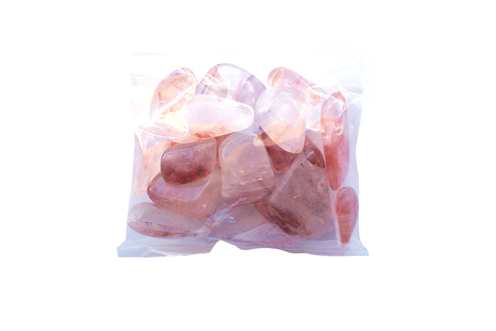 Fire Quartz Tumble Stones. 1 Kg Bag
