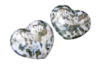 Indigo Gabbro Gemstone Heart Carvings - 2 in - Price per Piece