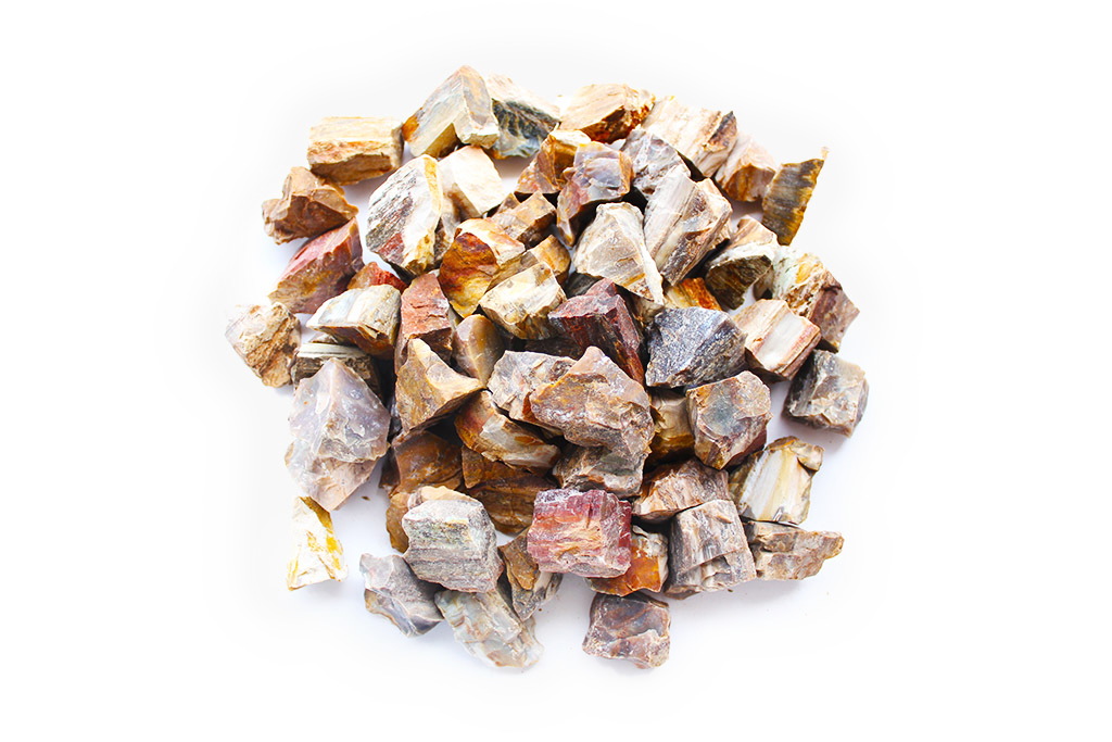 Petrified Wood Gem Decor Rough. 1 Kg Bag