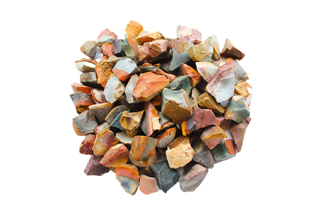 Desert Jasper Gem Decor Rough. 1 Kg Bag