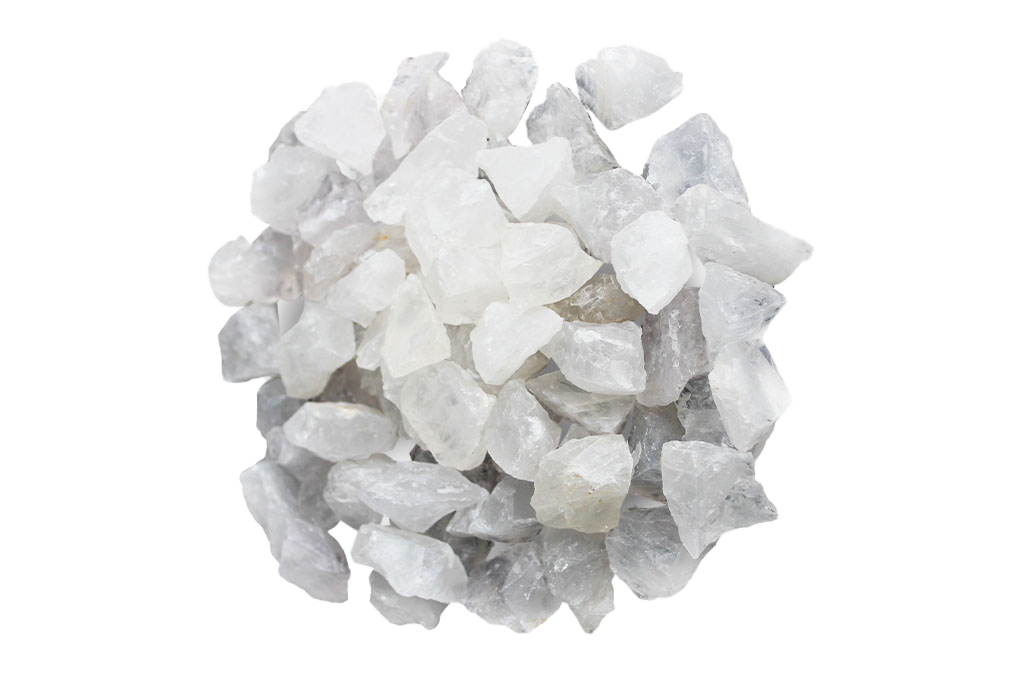 Quartz Gem Decor Rough. 1 Kg Bag