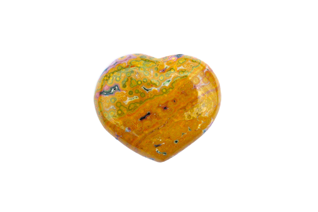 Agate Gemstone Heart Carvings - 2 in - Price per Piece