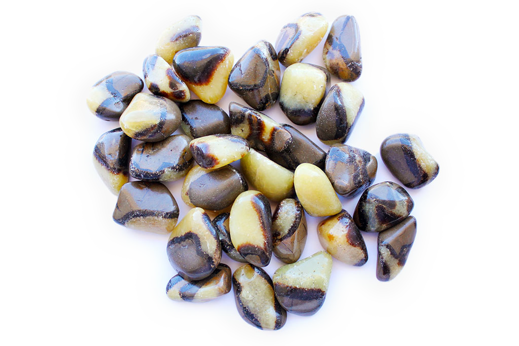 Septarian Tumble Stones. 1 Kg Bag